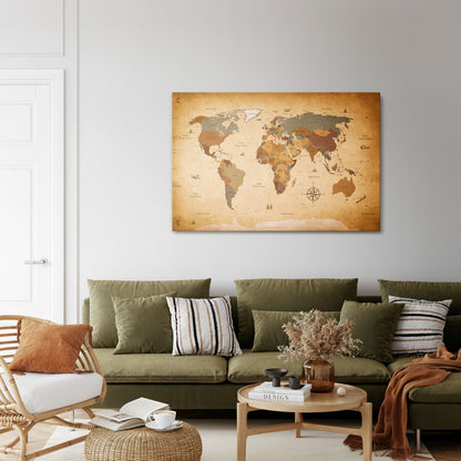 MYSTICAL MAP ODYSSEY Cuadro en lienzo horizontal
