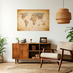 MYSTICAL MAP ODYSSEY Peel and Stick Horizontal Poster