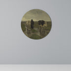 RAINY REFLECTIONS Round Wall Art