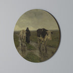 RAINY REFLECTIONS Round Wall Art