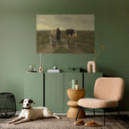 RAINY REFLECTIONS Póster Horizontal Adhesivo