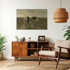 RAINY REFLECTIONS Póster Horizontal Adhesivo