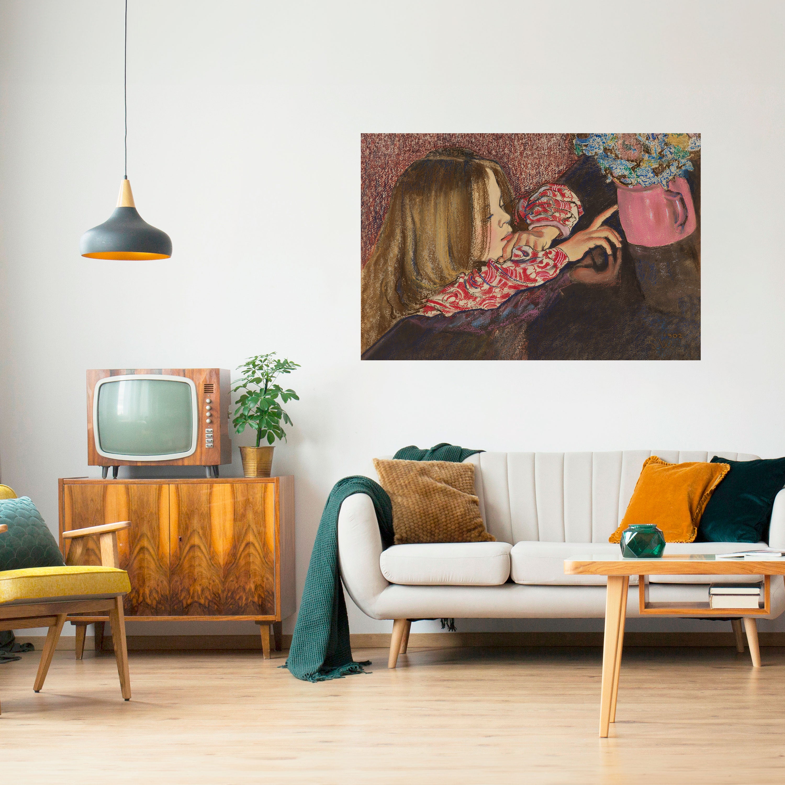 Póster horizontal autoadhesivo "MARAVILLA INFANTIL"