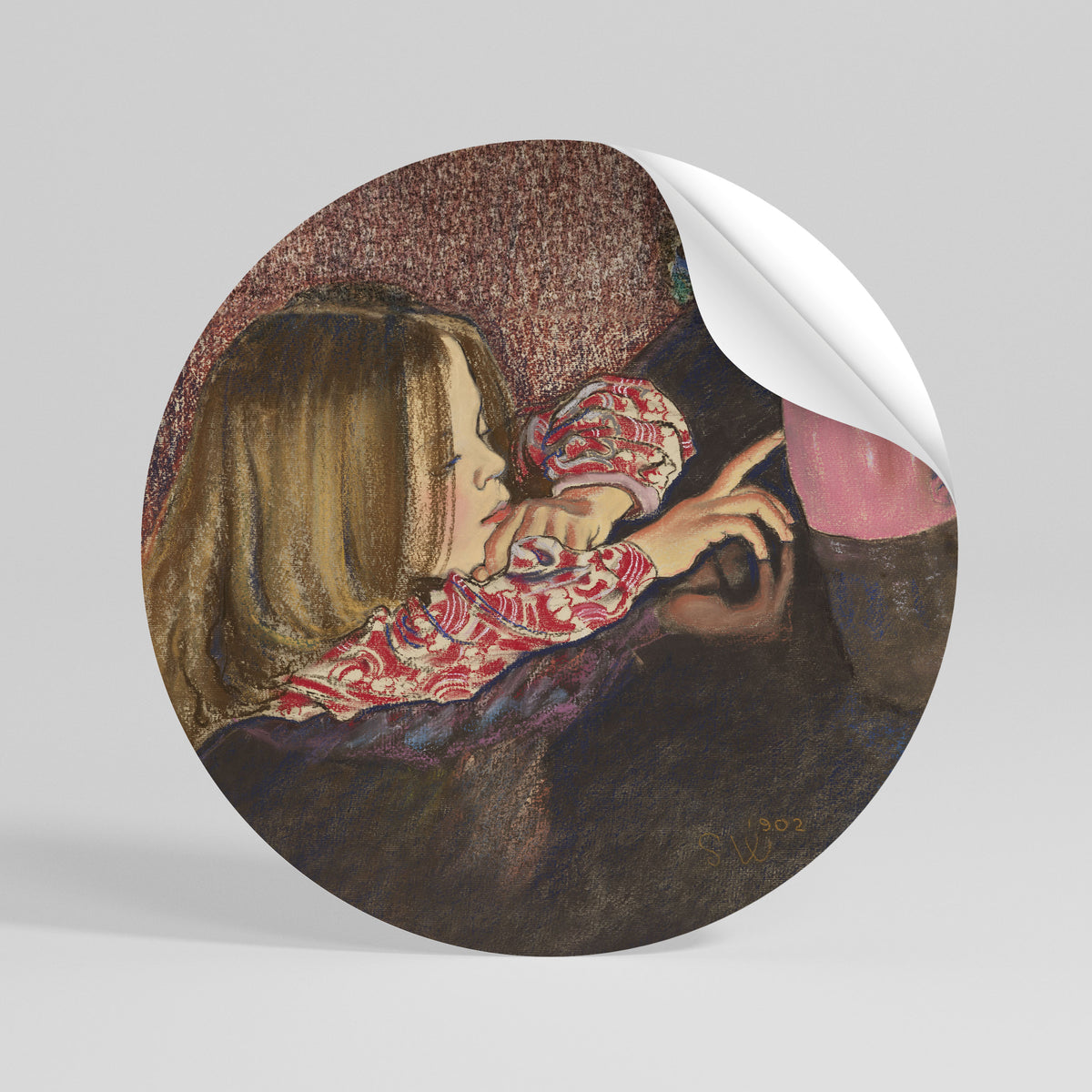 CHILDLIKE WONDER Vinilo adhesivo redondo