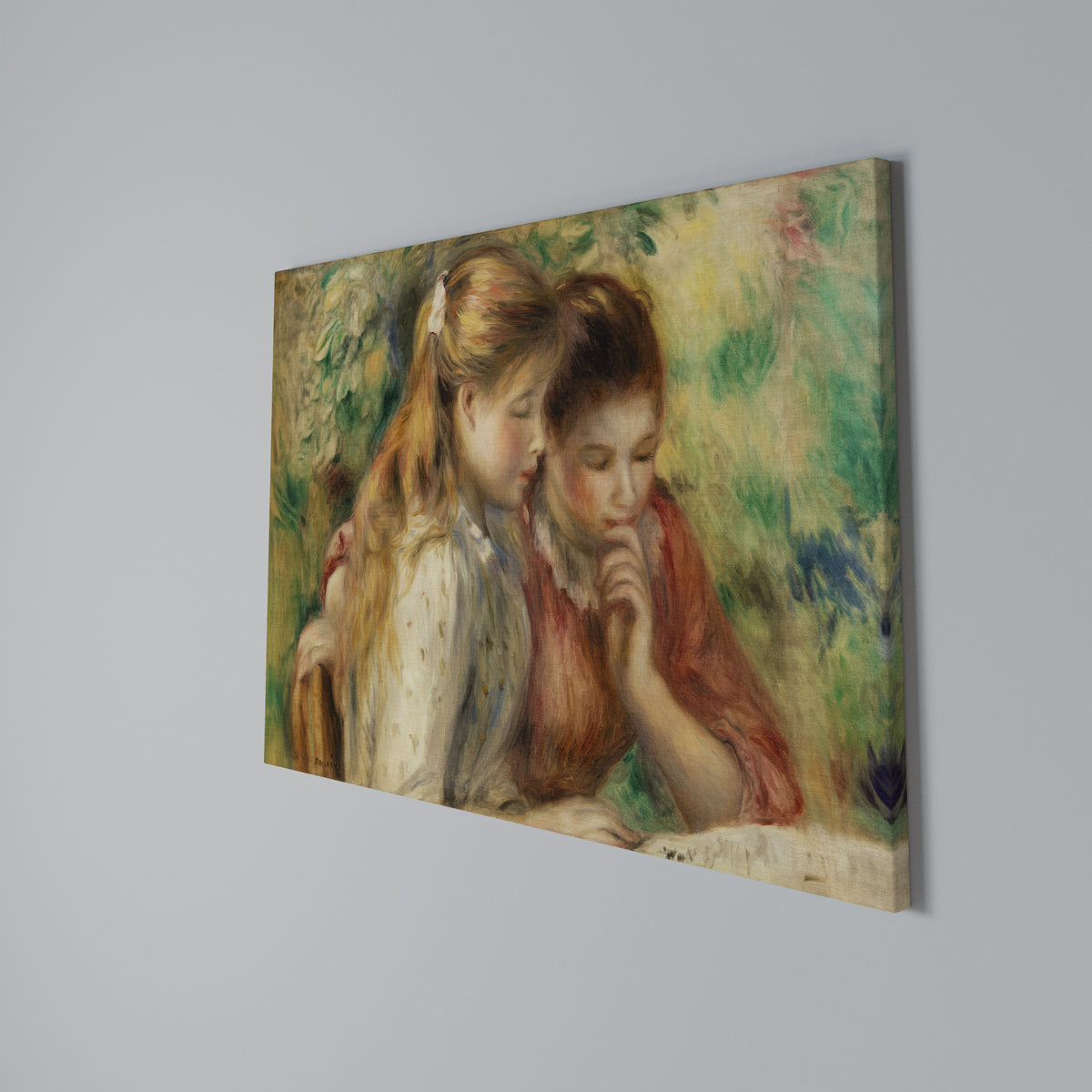 WHISPERS OF FRIENDSHIP Cuadro en lienzo horizontal