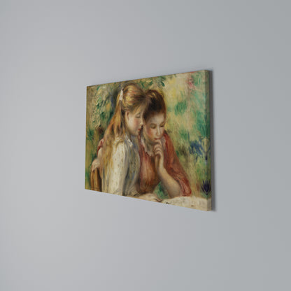 WHISPERS OF FRIENDSHIP Cuadro en lienzo horizontal