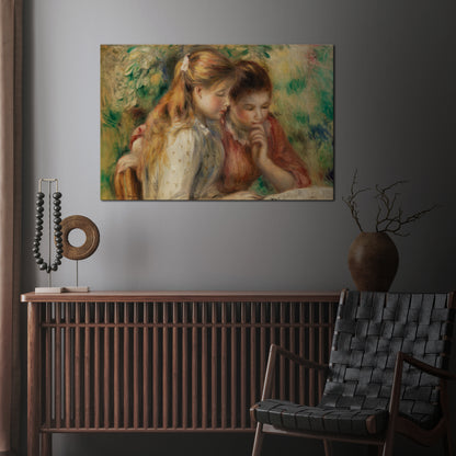 WHISPERS OF FRIENDSHIP Cuadro en lienzo horizontal