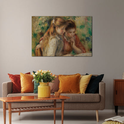 WHISPERS OF FRIENDSHIP Cuadro en lienzo horizontal