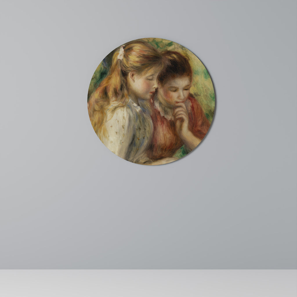 WHISPERS OF FRIENDSHIP Round Wall Art