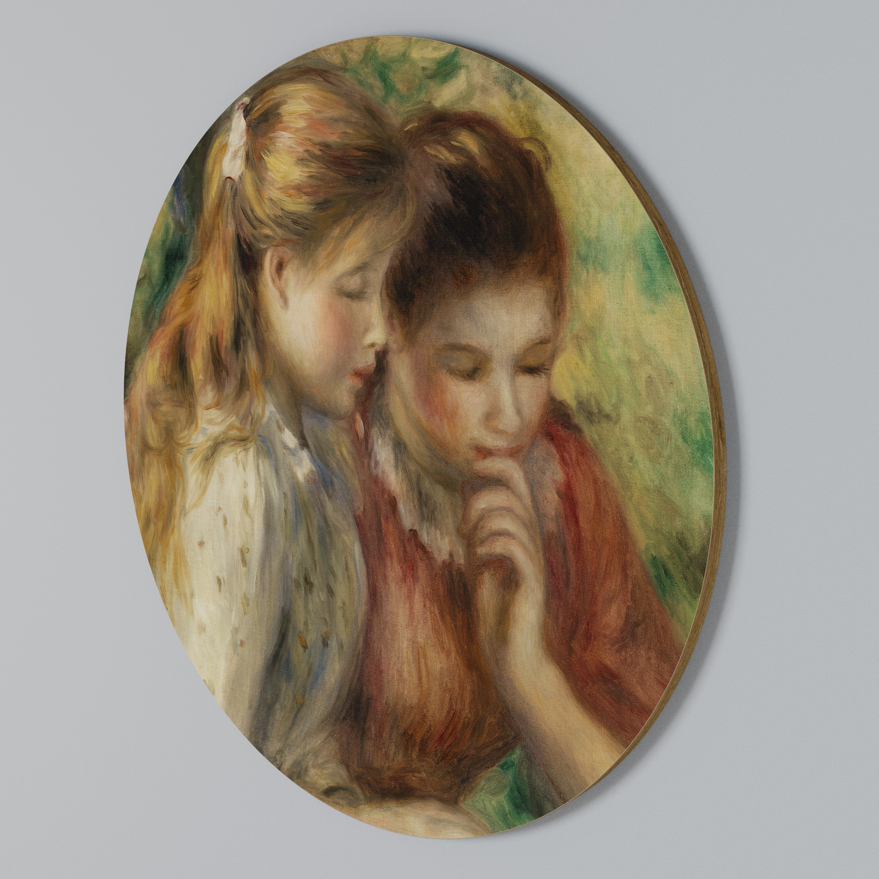 WHISPERS OF FRIENDSHIP Arte de pared redondo