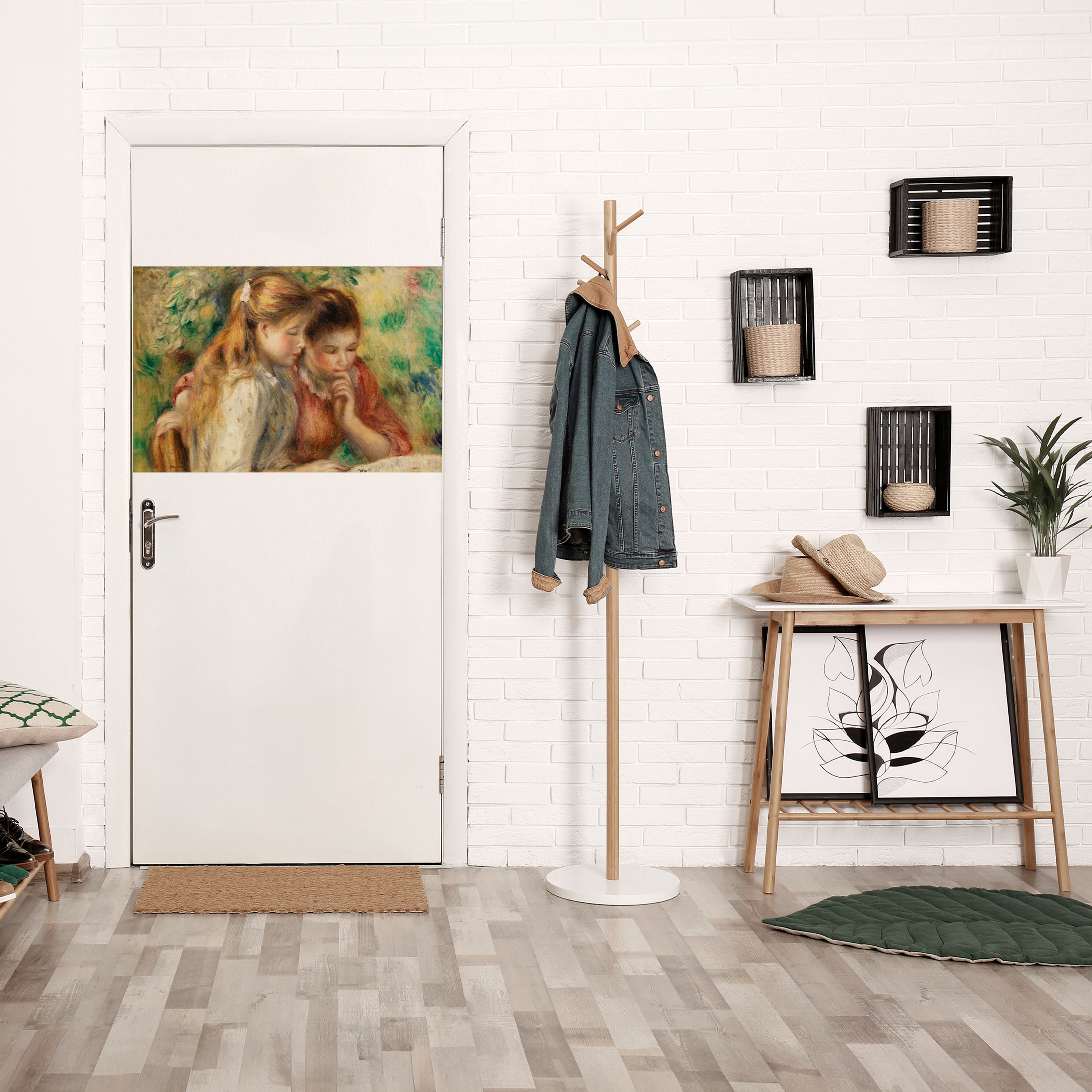 Susurros de amistad Póster horizontal autoadhesivo