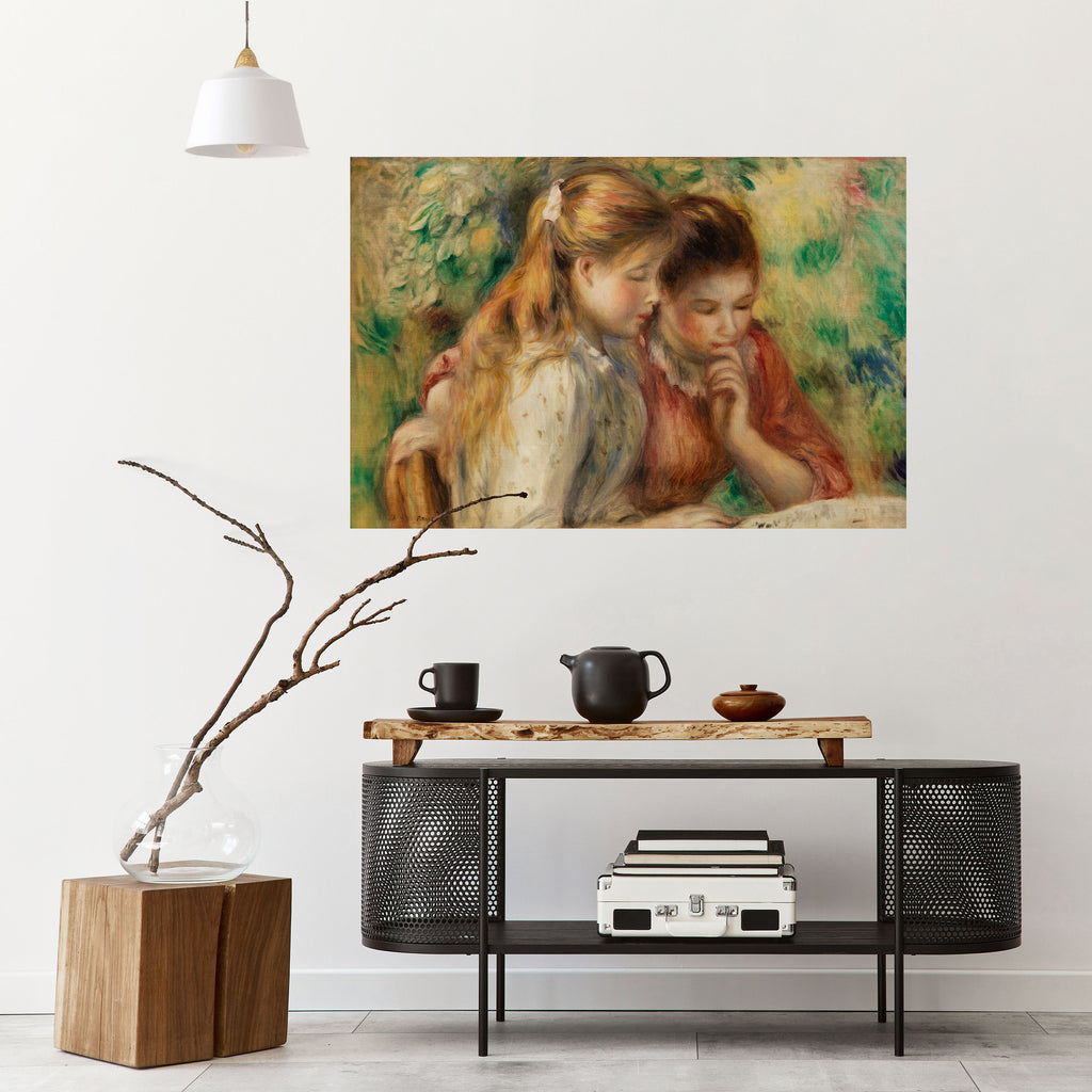 Susurros de amistad Póster horizontal autoadhesivo