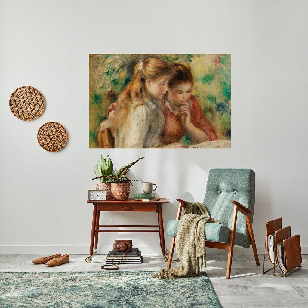 Susurros de amistad Póster horizontal autoadhesivo