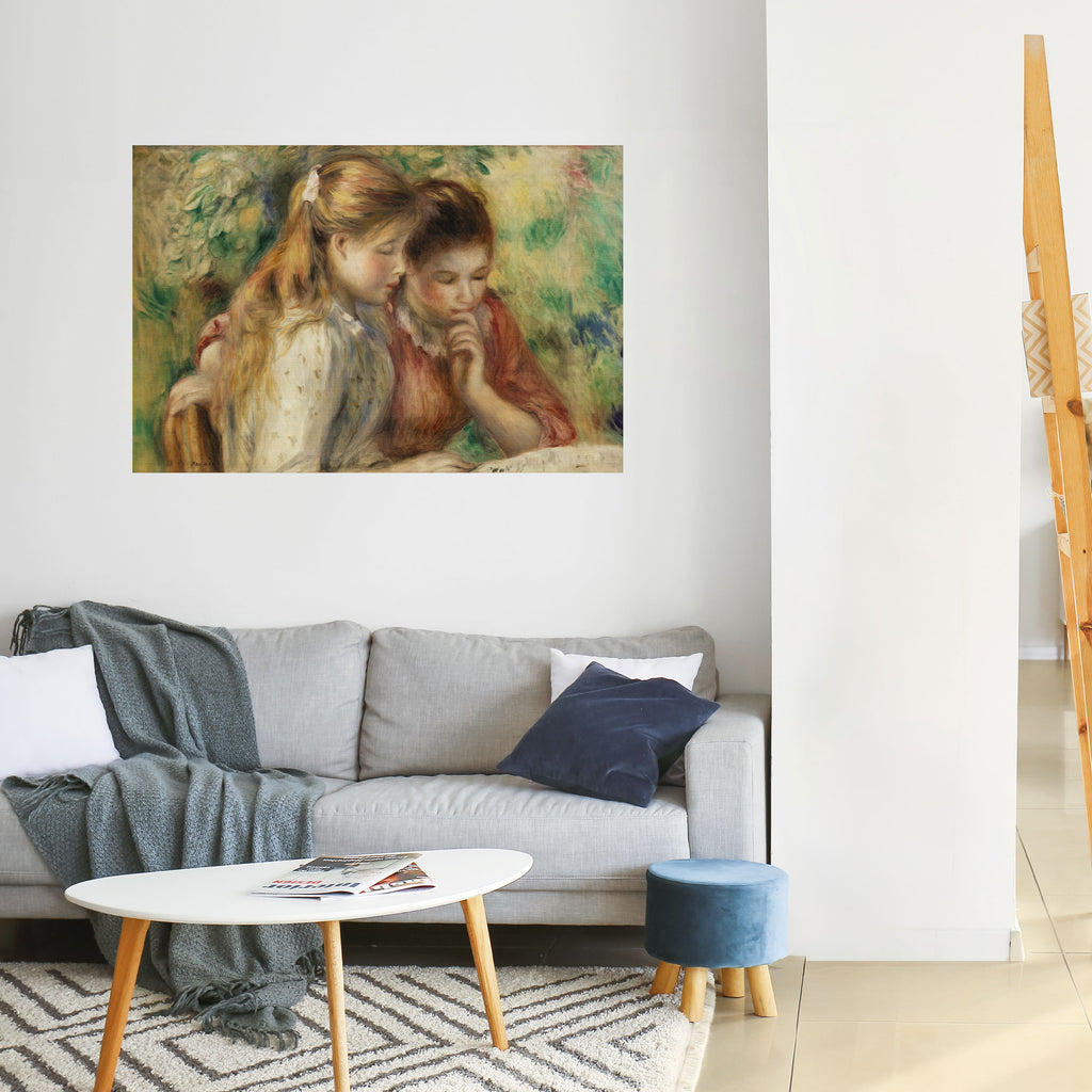 Susurros de amistad Póster horizontal autoadhesivo