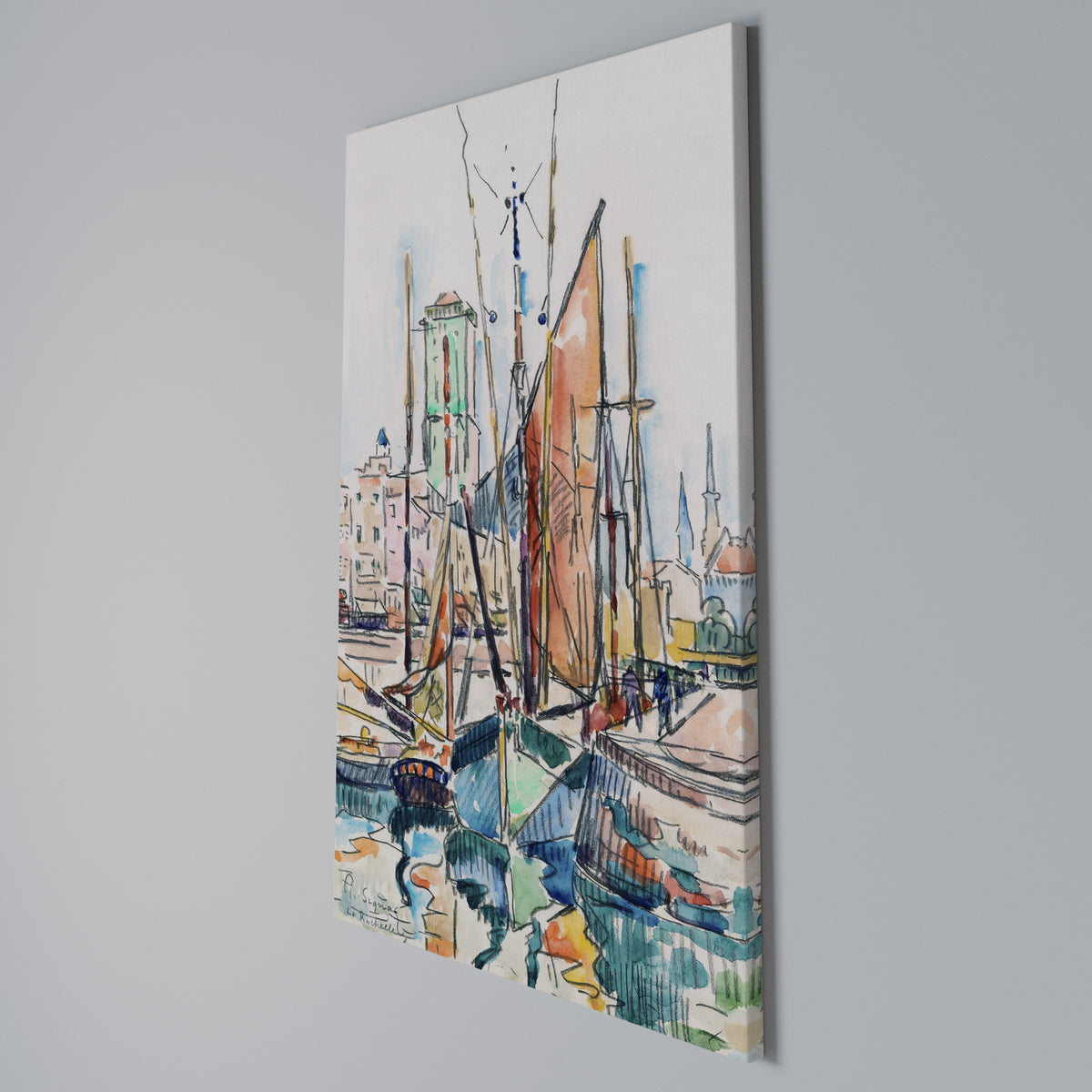 LA ROCHELLE Vertical Canvas Print