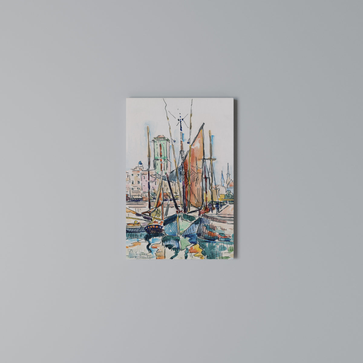LA ROCHELLE Vertical Canvas Print