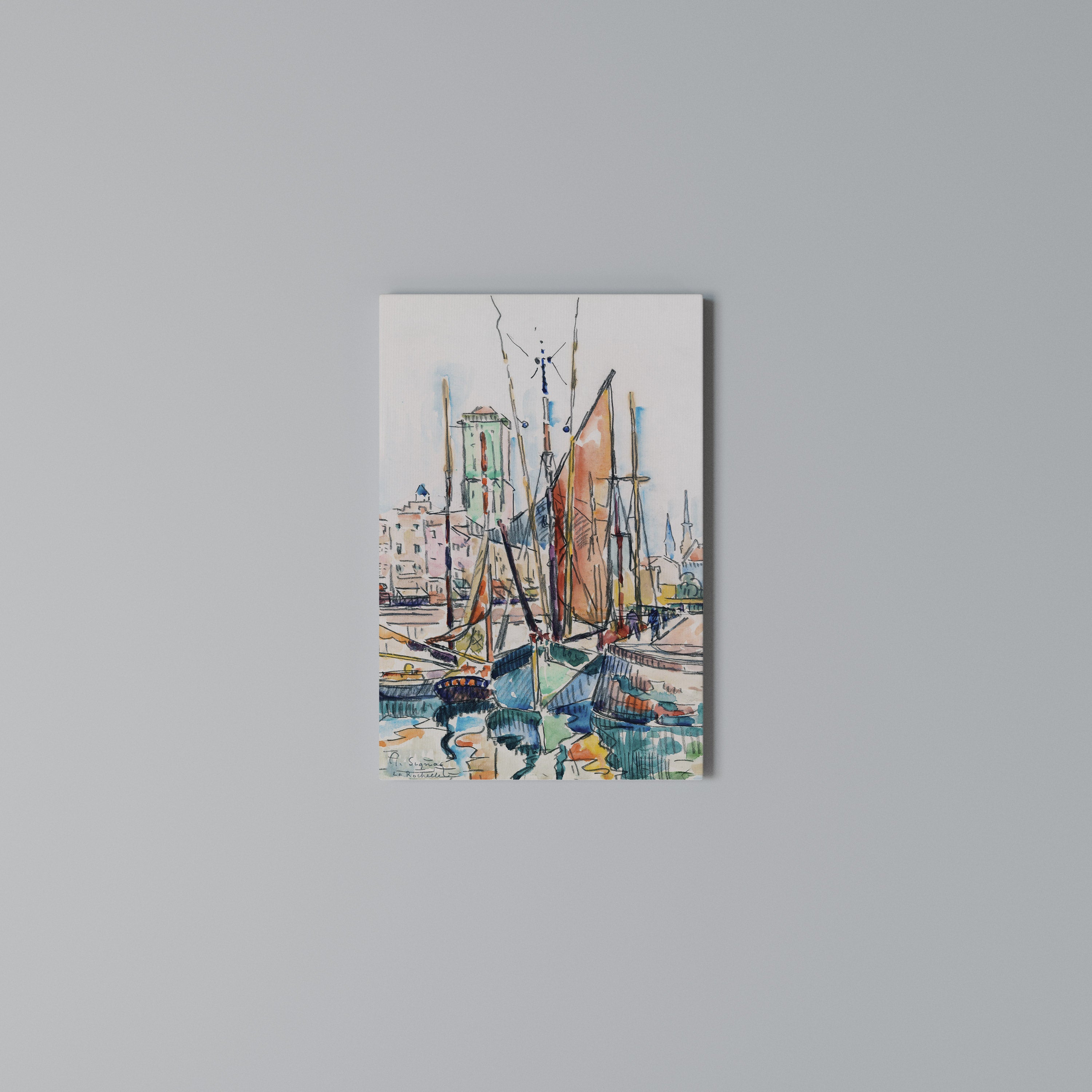 LA ROCHELLE Cuadro en lienzo vertical