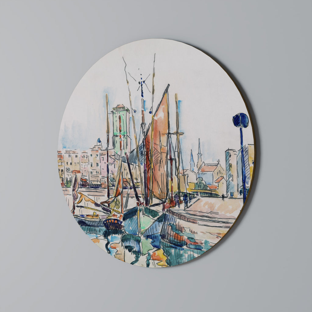 LA ROCHELLE Round Wall Art