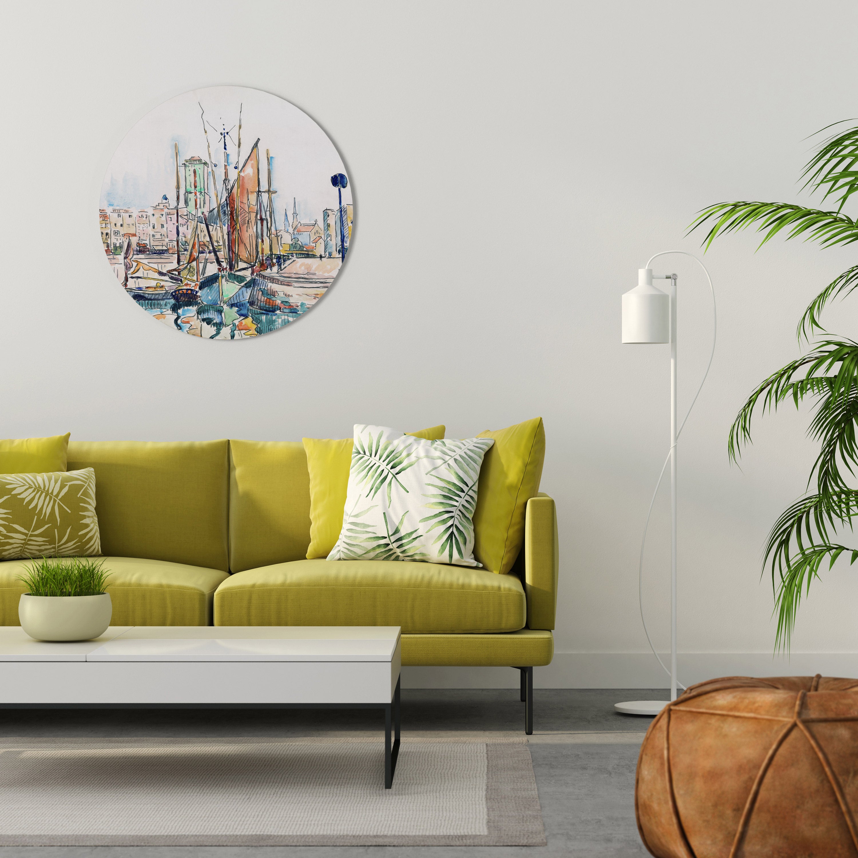 LA ROCHELLE Round Wall Art