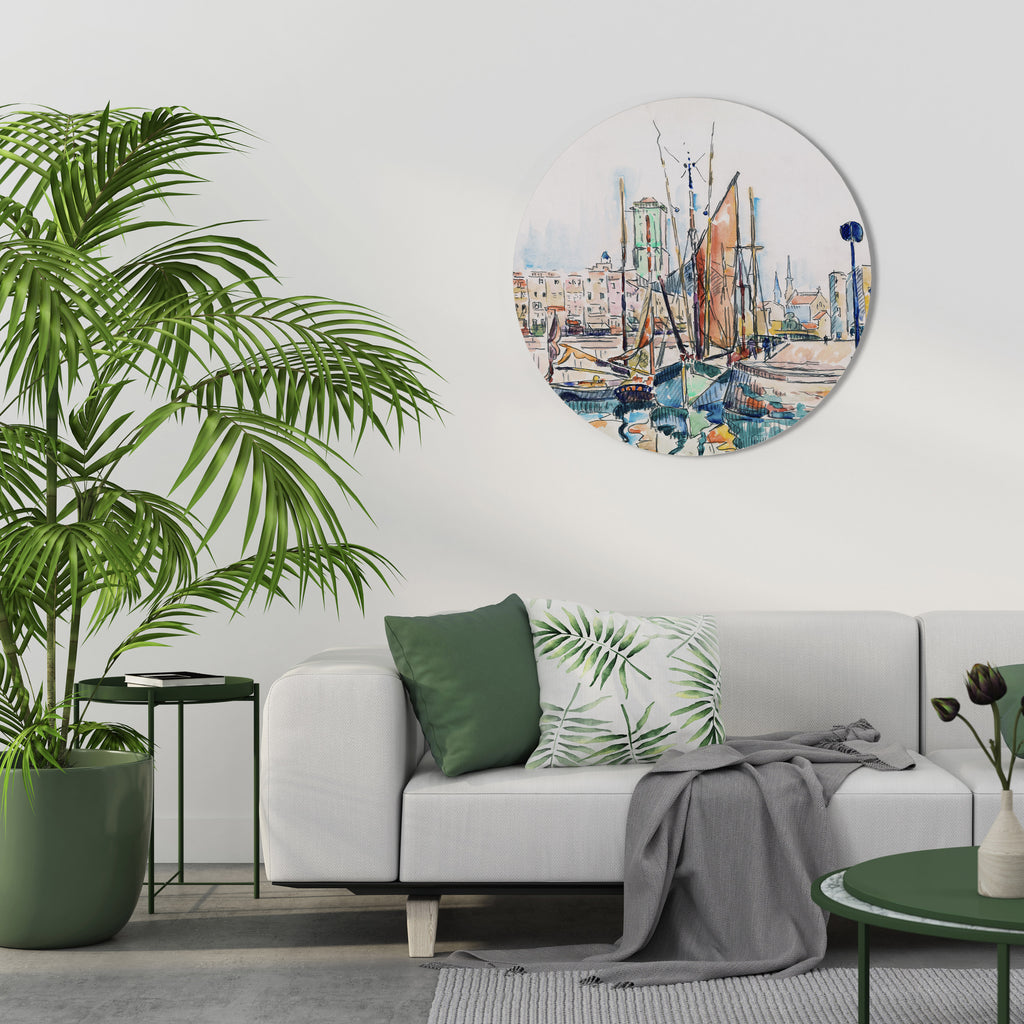 LA ROCHELLE Round Wall Art