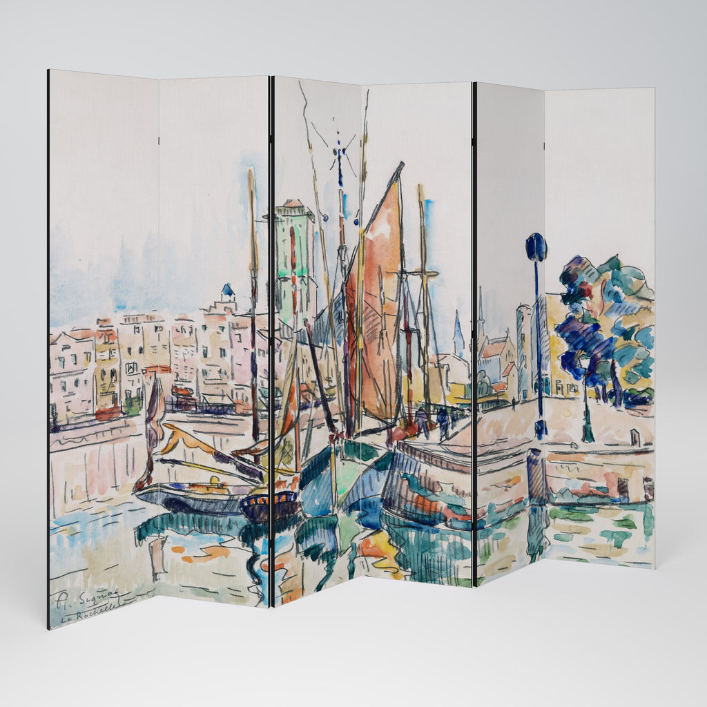 LA ROCHELLE Decorative 6-Panel Room Divider