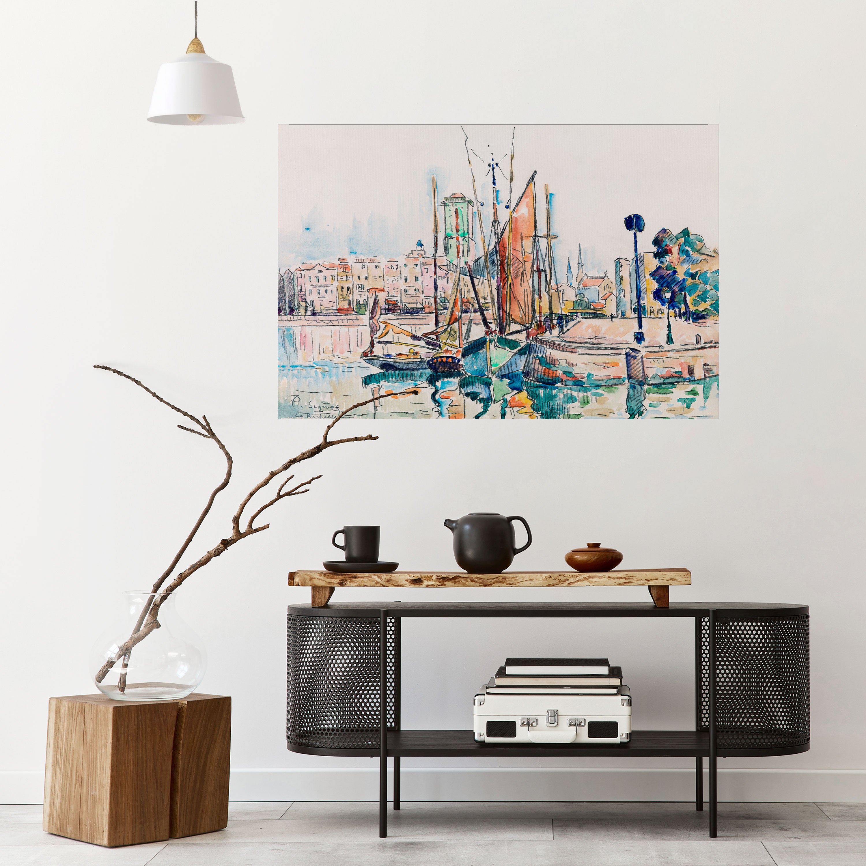 Póster horizontal autoadhesivo de LA ROCHELLE