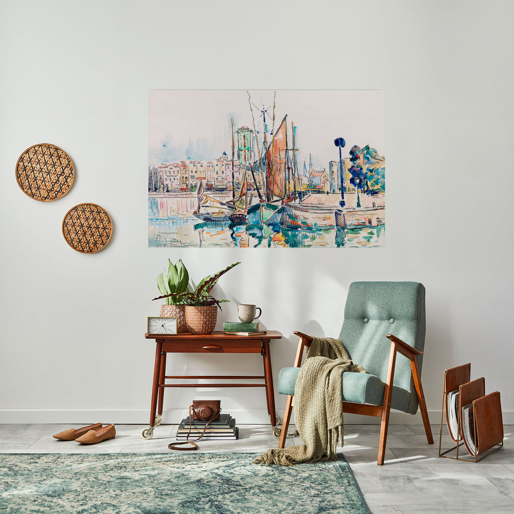 Póster horizontal autoadhesivo de LA ROCHELLE