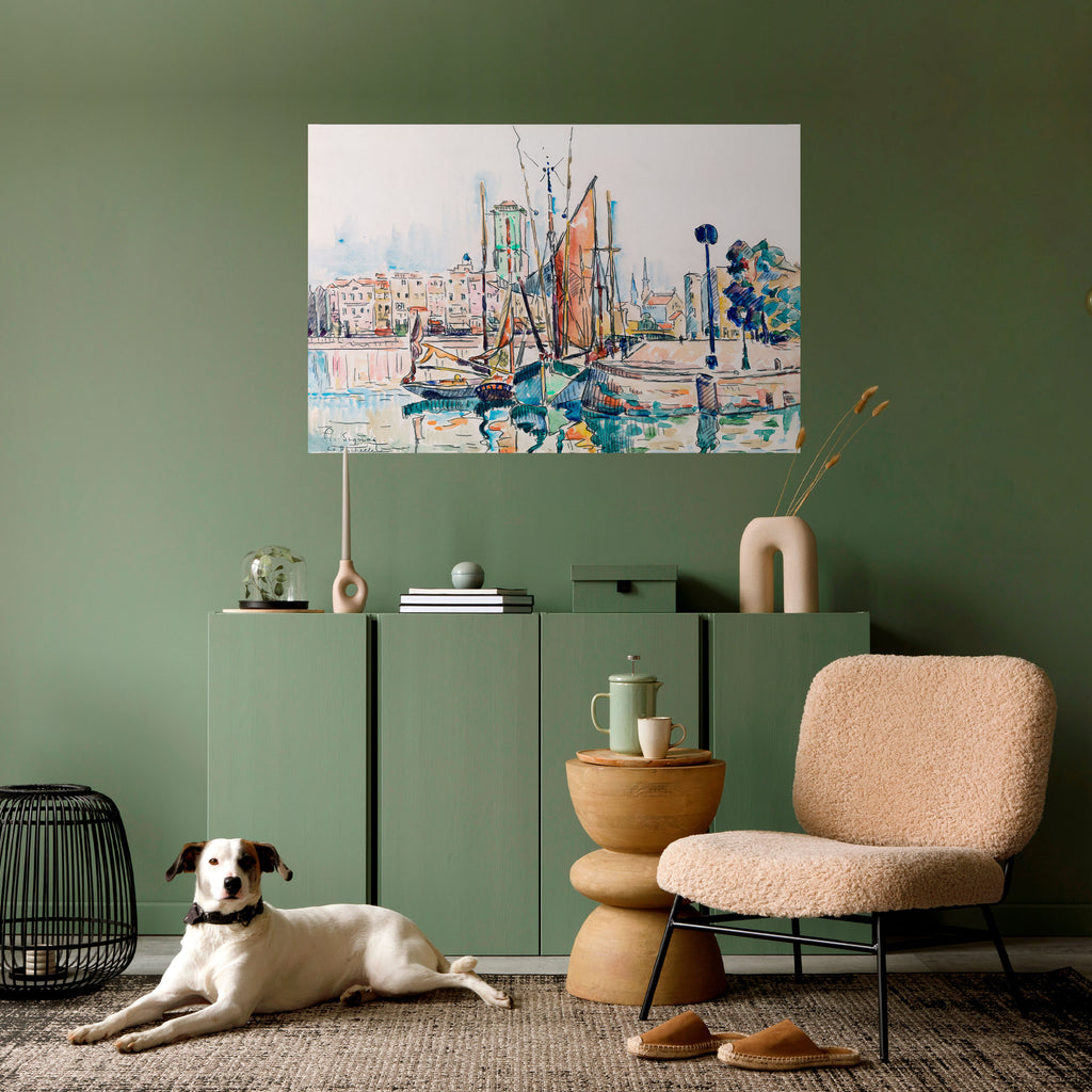 Póster horizontal autoadhesivo de LA ROCHELLE