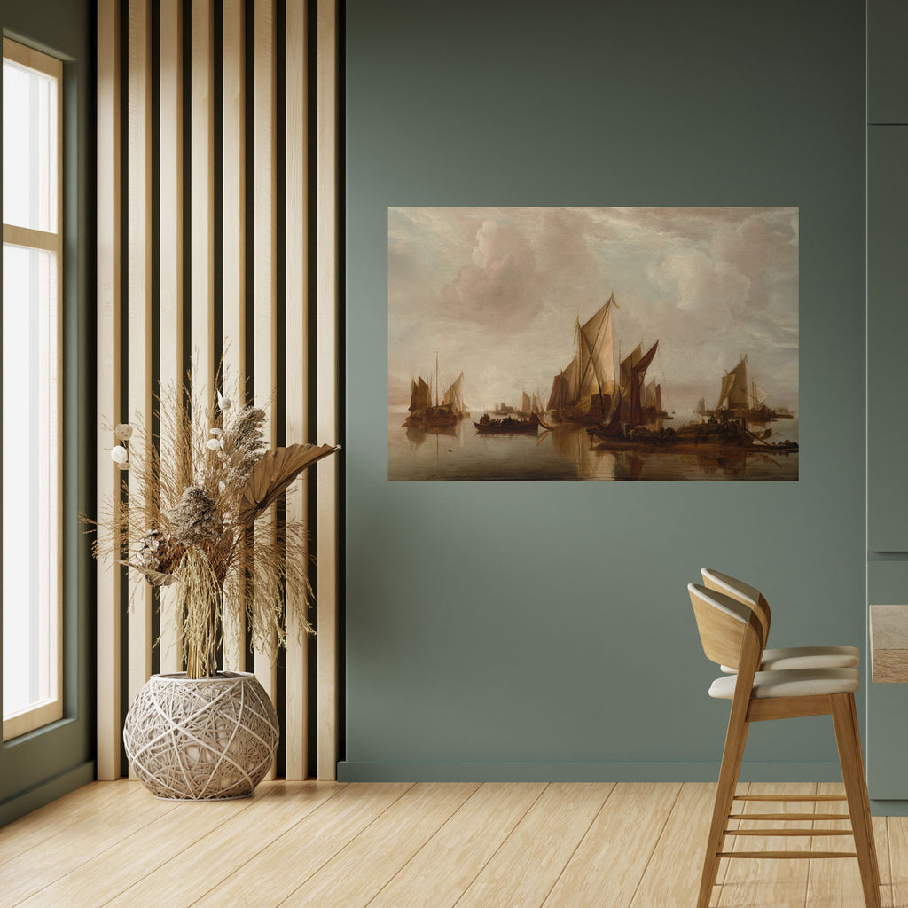 Póster horizontal autoadhesivo "Navega en serenidad"