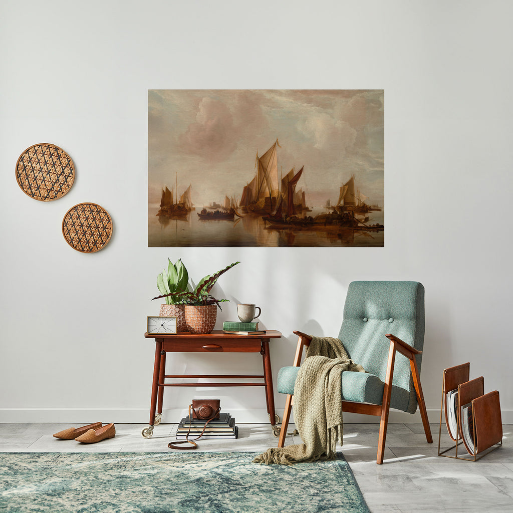 Póster horizontal autoadhesivo "Navega en serenidad"