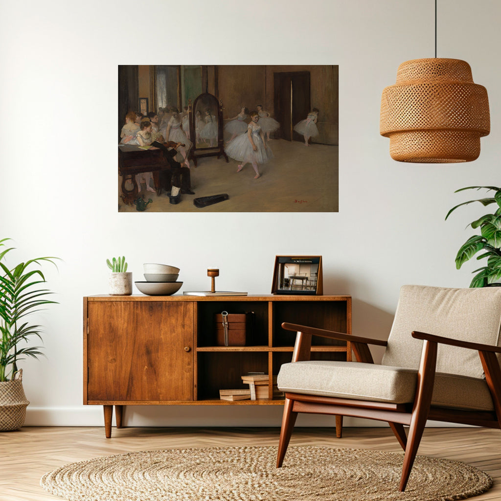 ESPÍRITUS EN TUTÚS Póster horizontal autoadhesivo