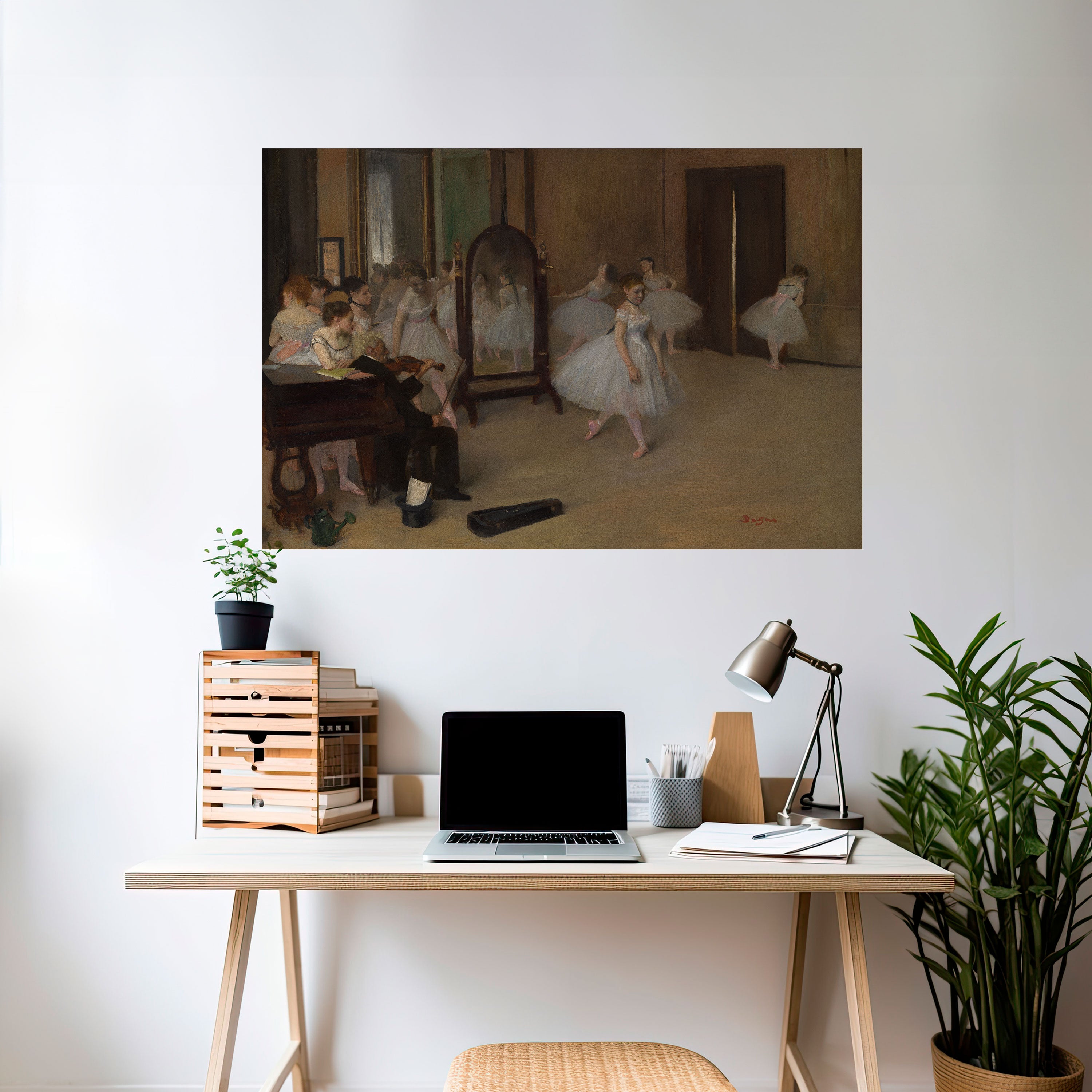 ESPÍRITUS EN TUTÚS Póster horizontal autoadhesivo