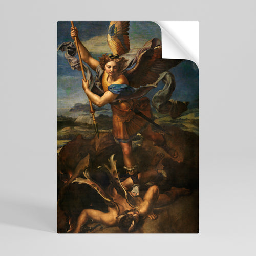 FURY AND FAITH Póster adhesivo vertical