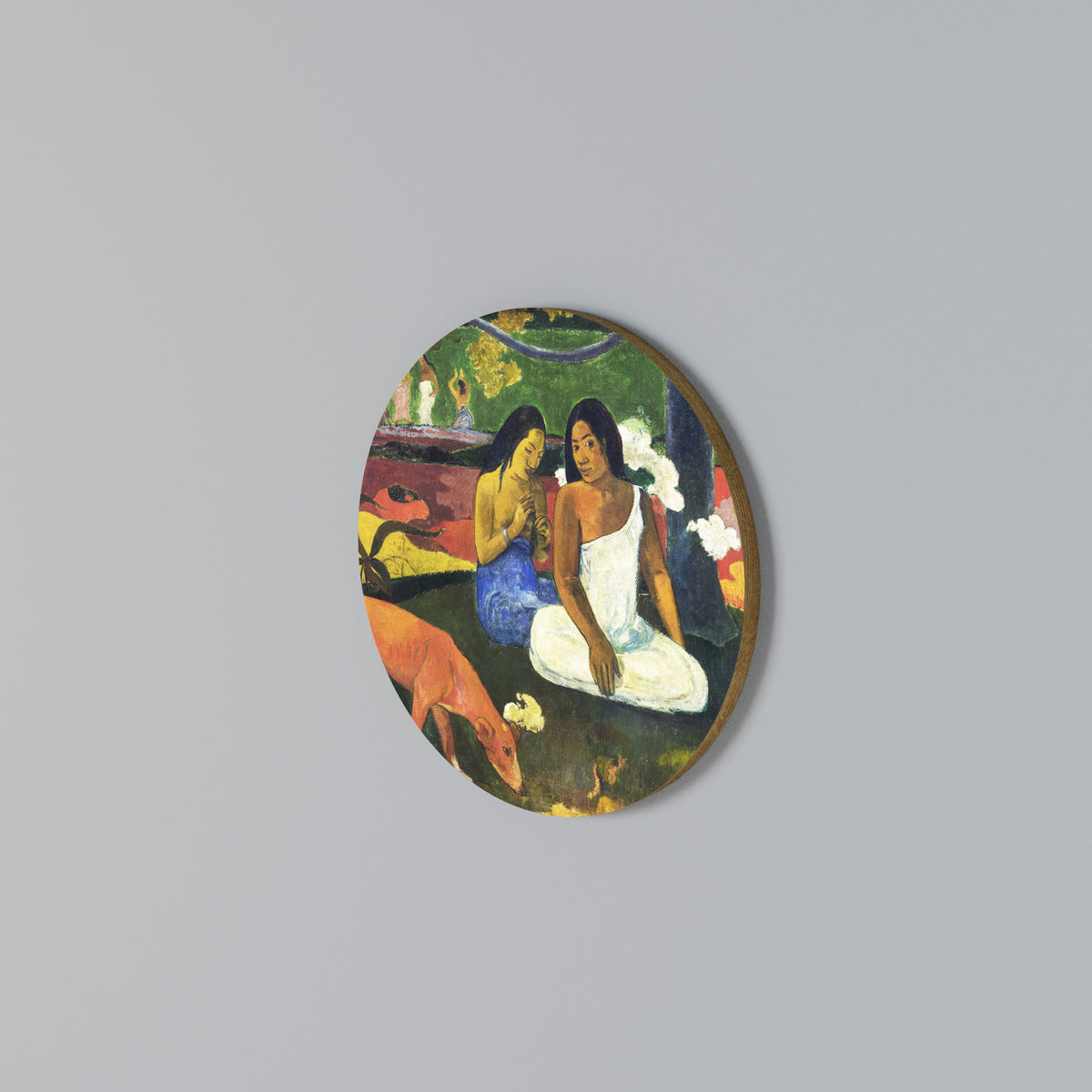 AREAREA BY GAUGUIN Arte de pared redondo