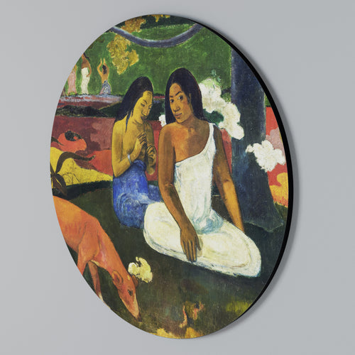 AREAREA BY GAUGUIN Arte de pared redondo