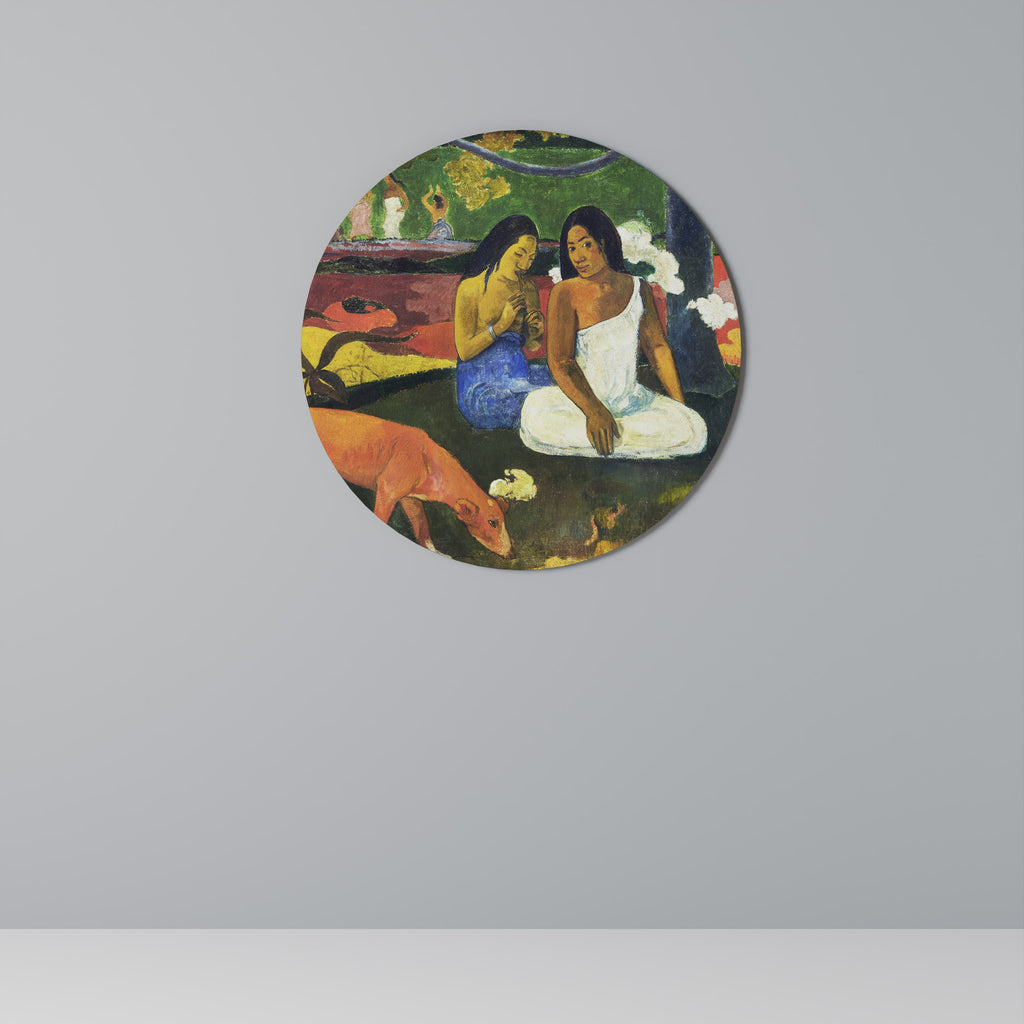 AREAREA BY GAUGUIN Round Wall Art