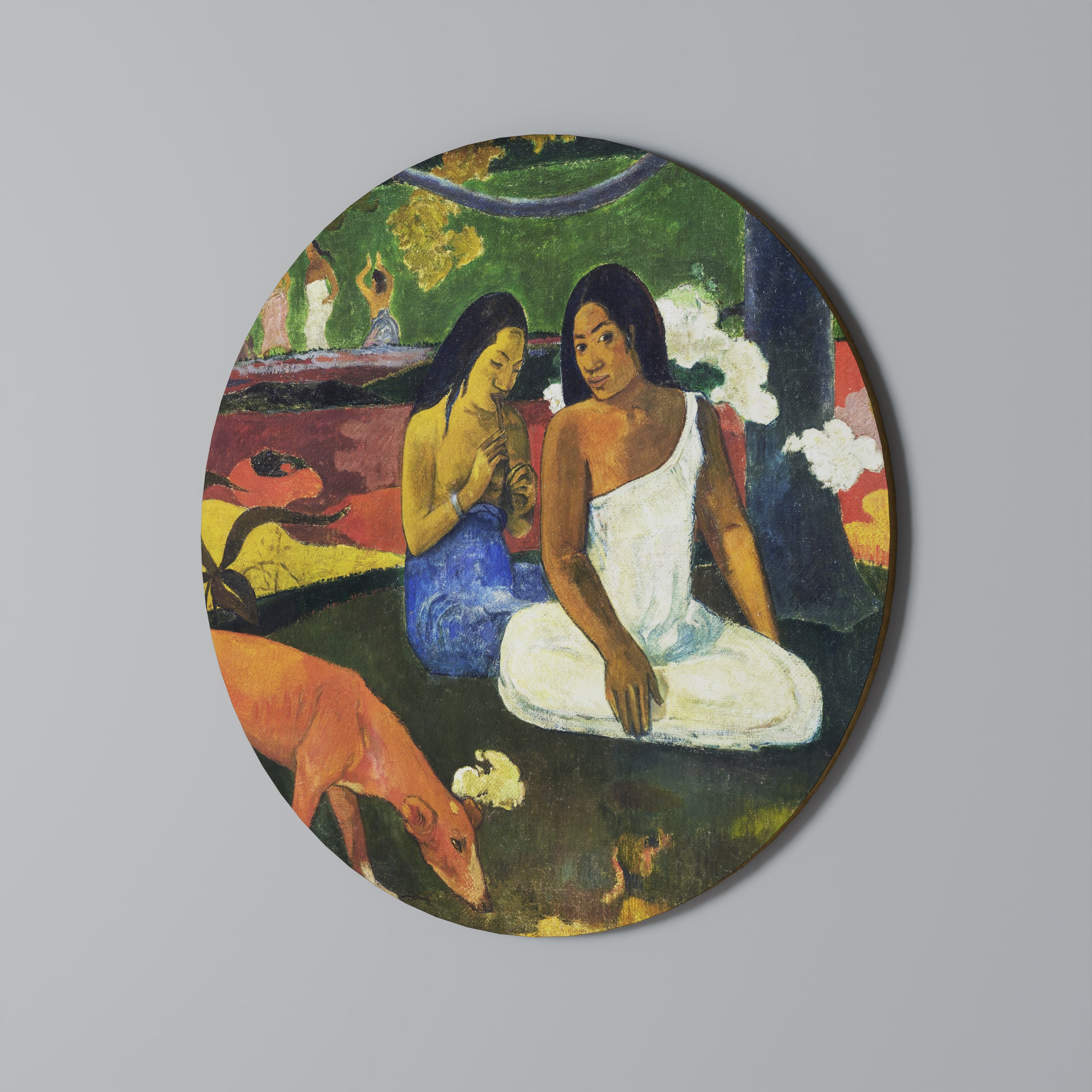 AREAREA BY GAUGUIN Round Wall Art