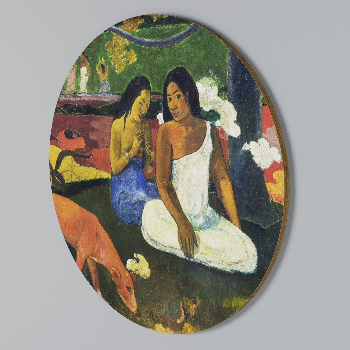 AREAREA BY GAUGUIN Arte de pared redondo