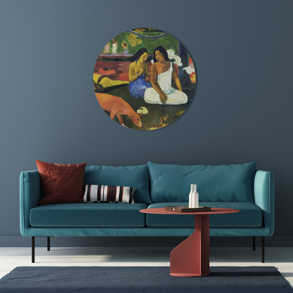 AREAREA BY GAUGUIN Round Wall Art