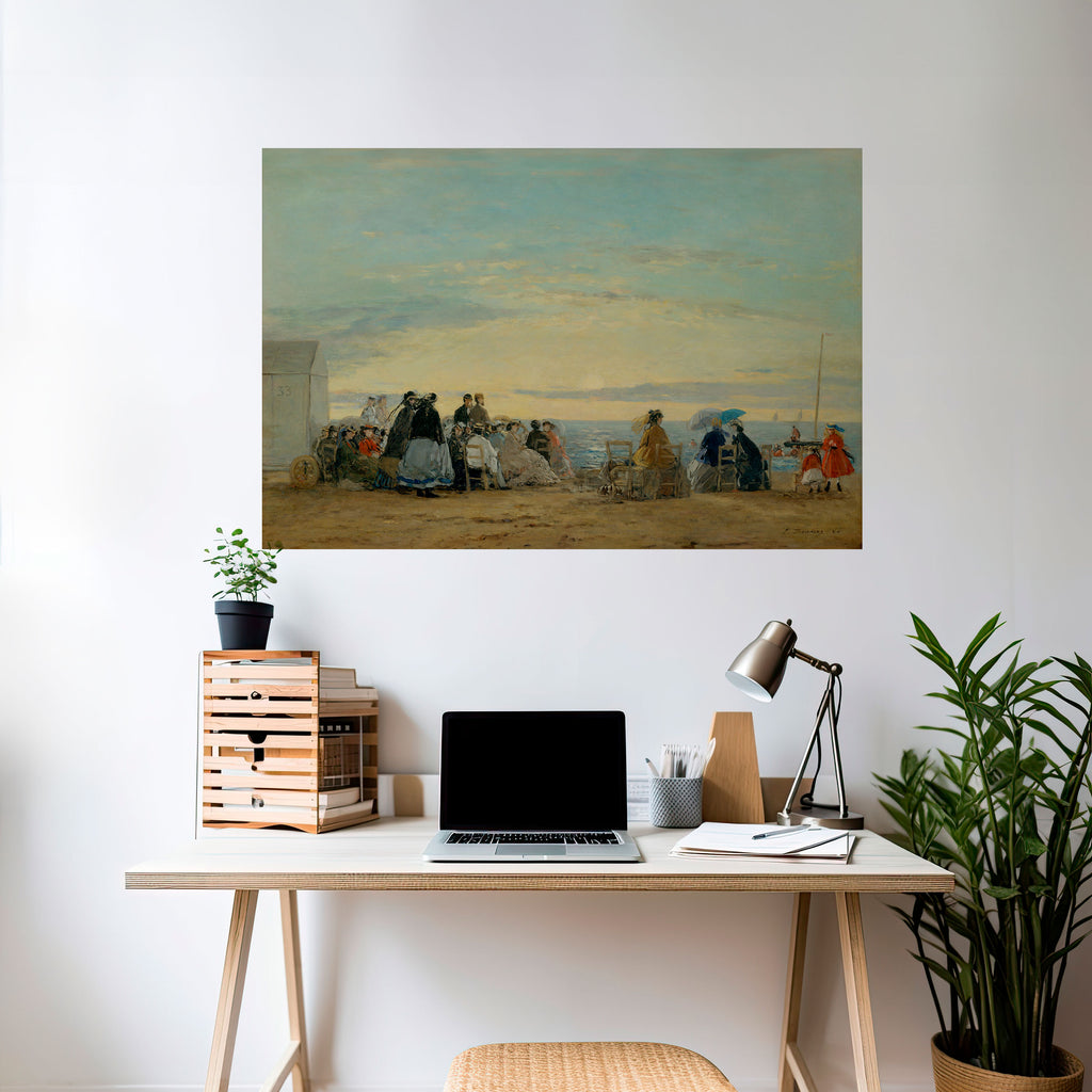 Póster horizontal autoadhesivo "MOMENTOS COSTEROS CON ENCANTO"