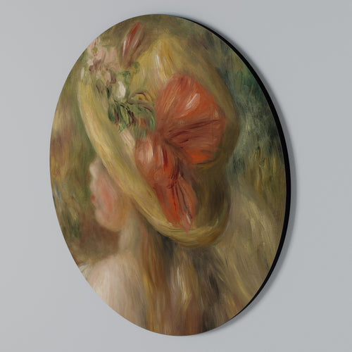 HAT OF PETALS Arte de pared redondo