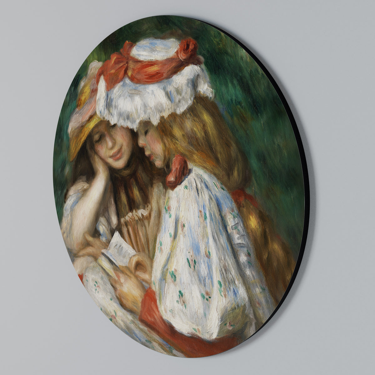 MUSE OF YOUTHFUL DREAMS Arte de pared redondo