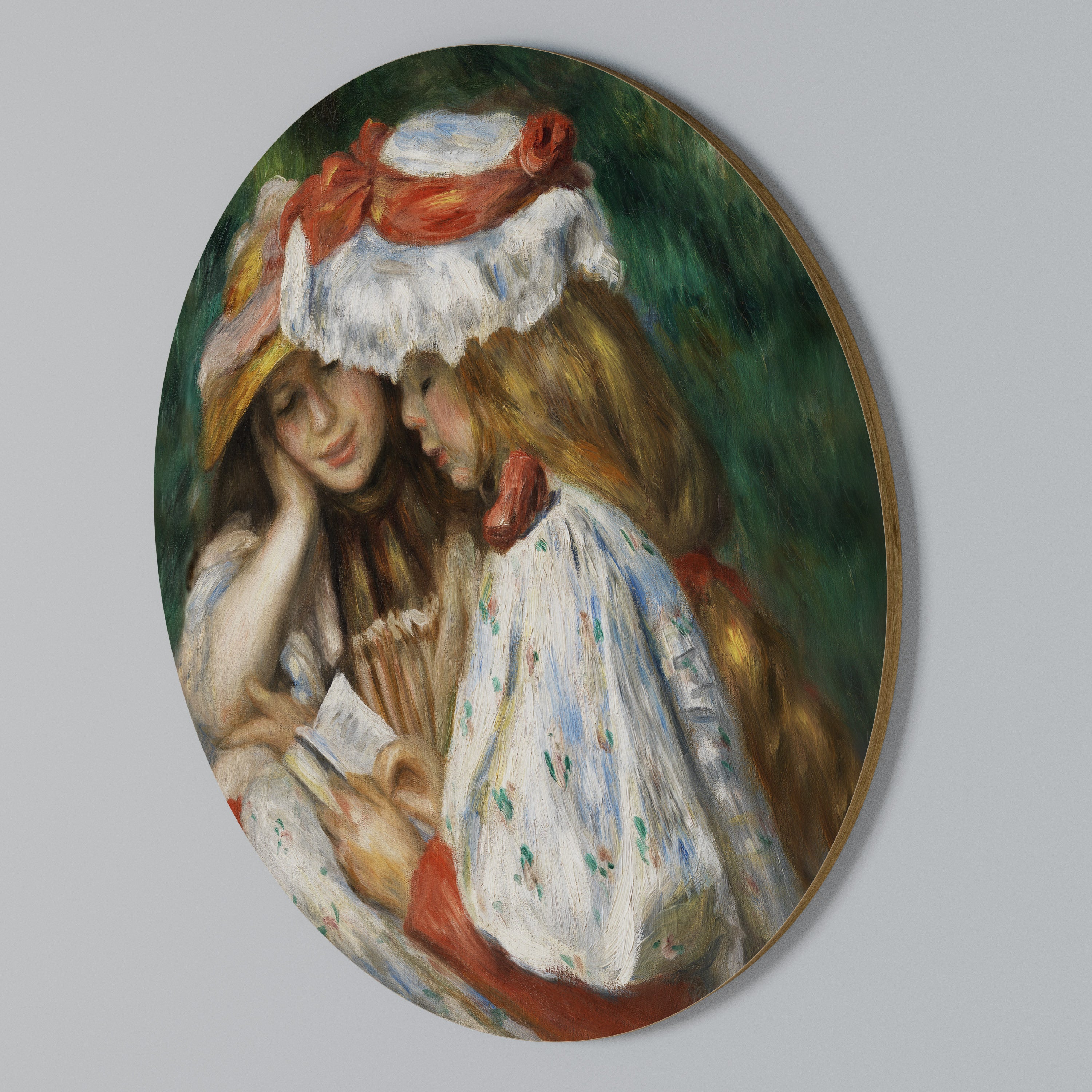 MUSE OF YOUTHFUL DREAMS Arte de pared redondo