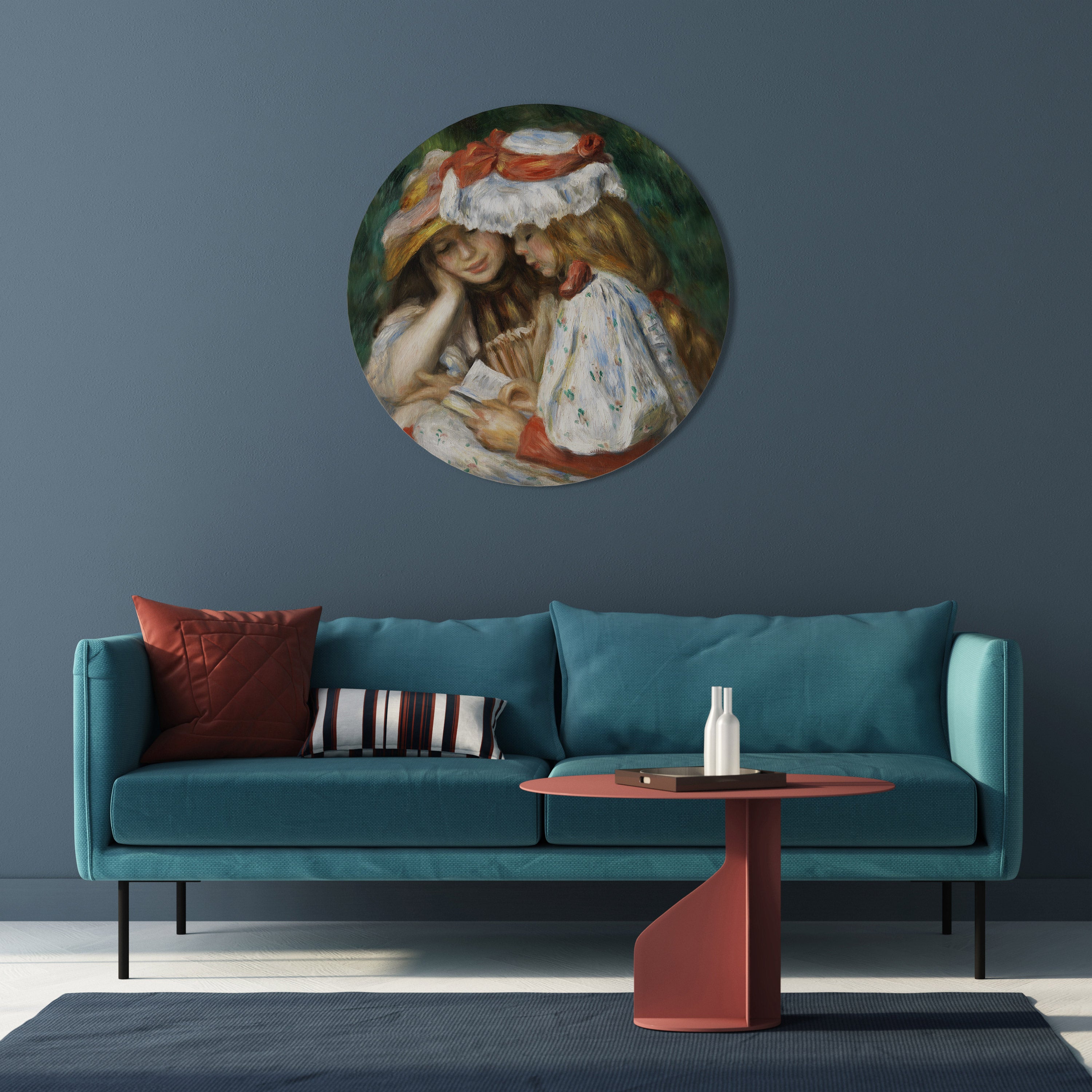 MUSE OF YOUTHFUL DREAMS Round Wall Art