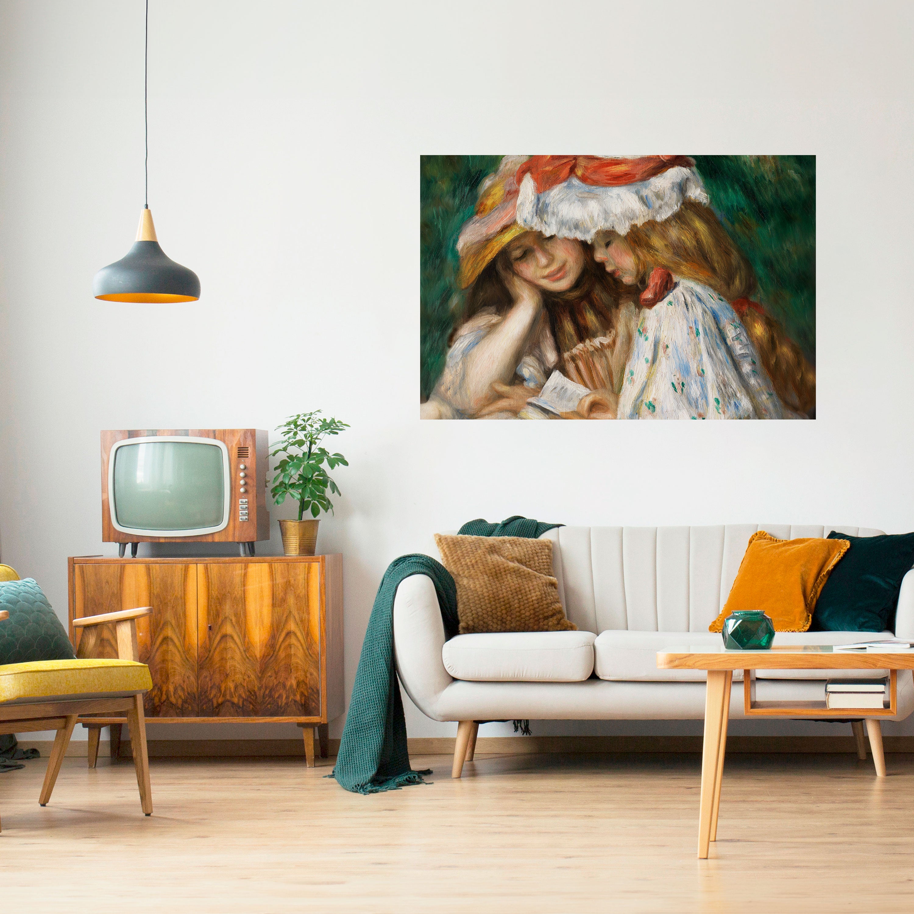 Póster horizontal autoadhesivo MUSA DE LOS SUEÑOS JUVENILES