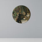 MYSTICAL BALLET REHEARSAL Round Wall Art