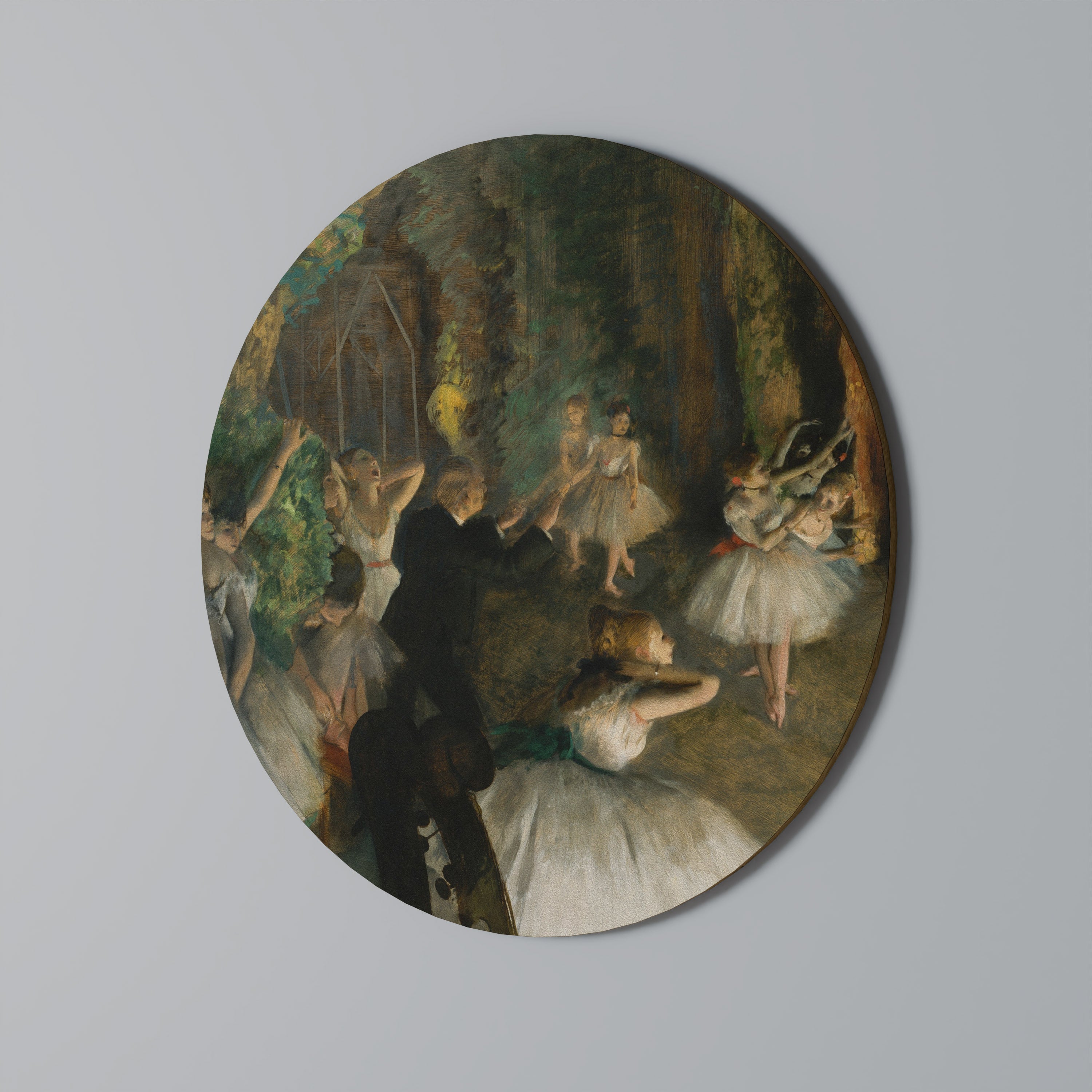 MYSTICAL BALLET REHEARSAL Round Wall Art