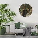 MYSTICAL BALLET REHEARSAL Round Wall Art