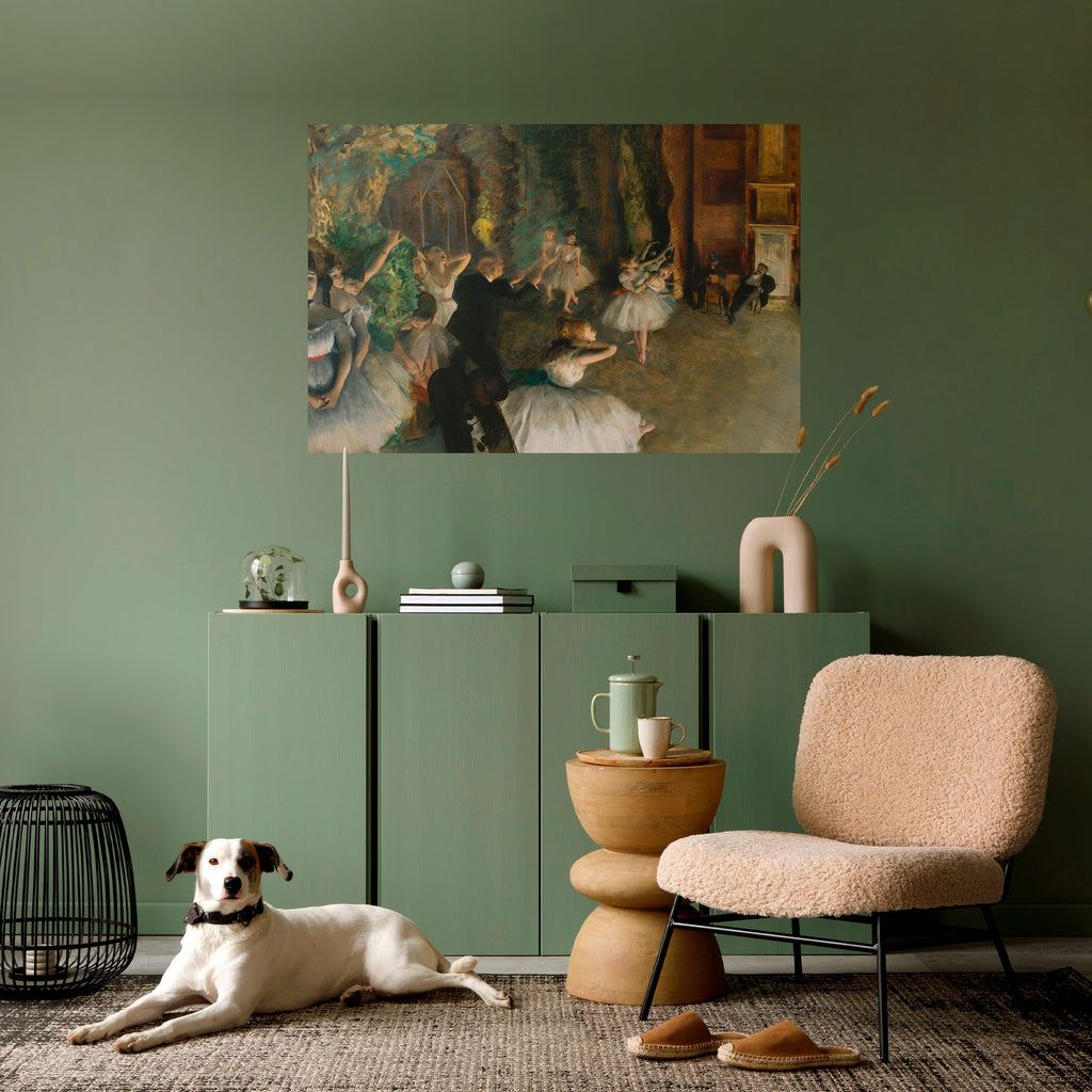 Póster horizontal autoadhesivo ENSAYO DE BALLET MÍSTICO