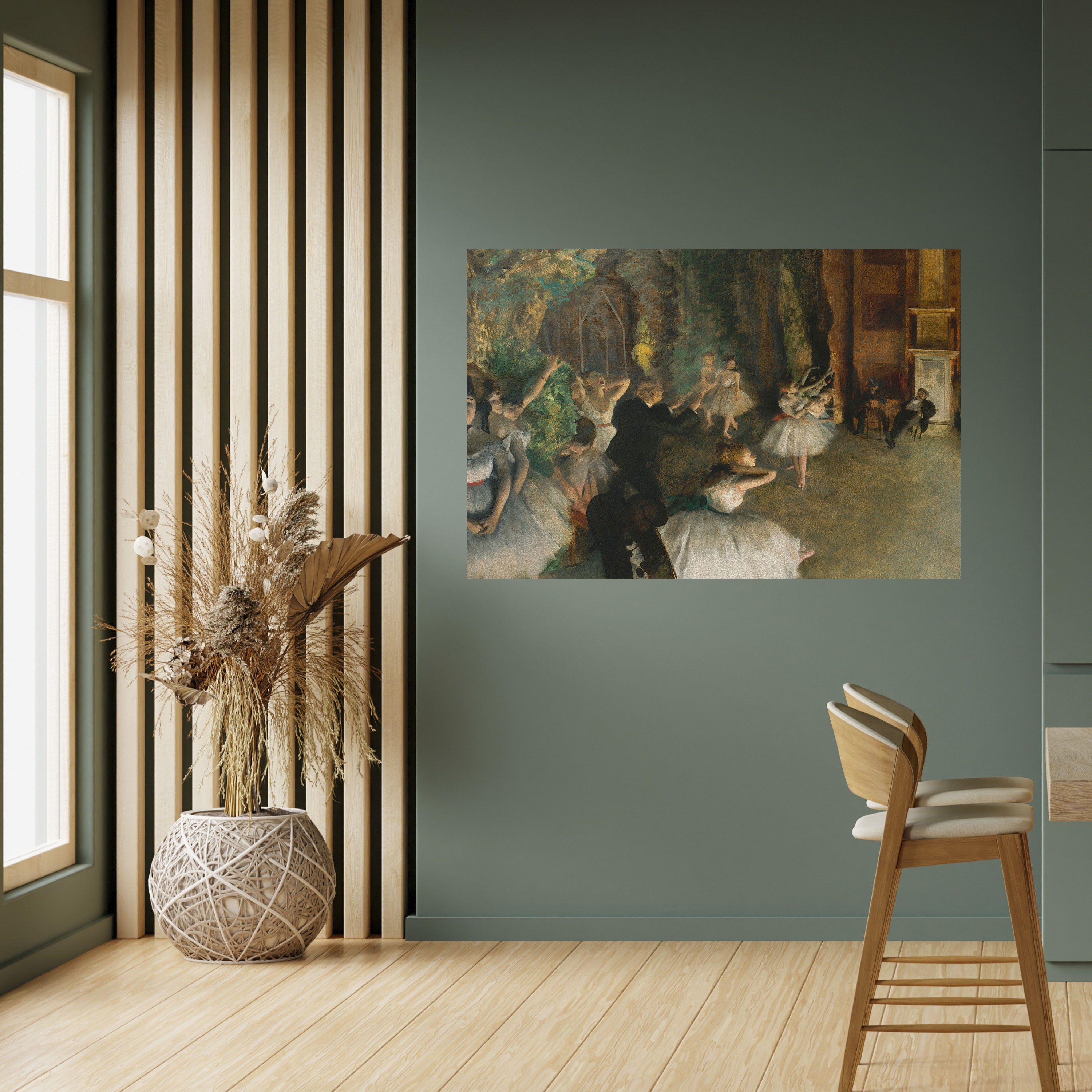 Póster horizontal autoadhesivo ENSAYO DE BALLET MÍSTICO